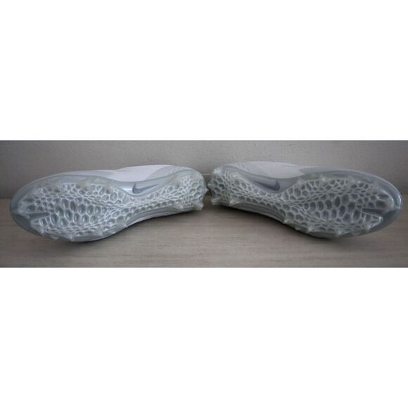 Nike CW4439-110 Men Sz 10.5 White Alpha Huarache 8 Pro Lax Lacrosse Cleats - Picture 5 of 8